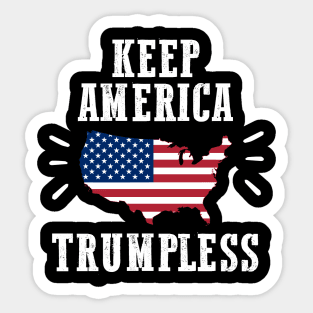 Keep America Trupmless Sticker